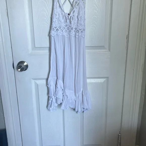 Free People Adella Lace Trim Dress - Picture 2 of 3